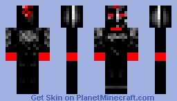 cursed skin knight minecraft
