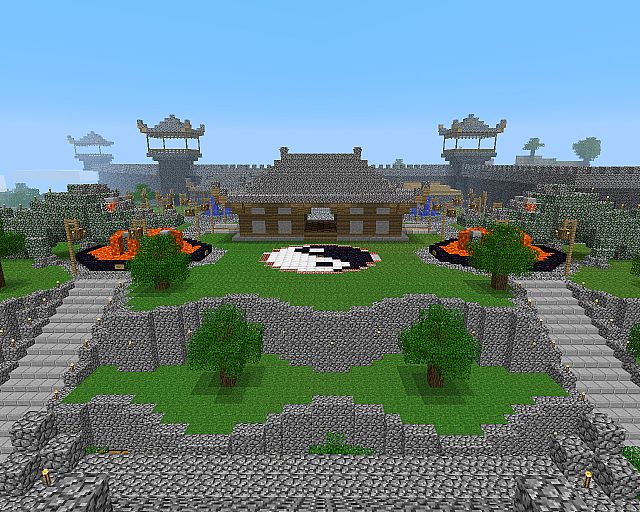 Tsuchi Iwa Castle (Earth Rock Castle) Minecraft Project