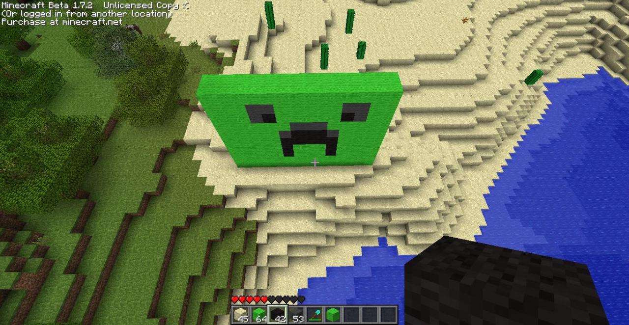 Creeper Face Minecraft Project