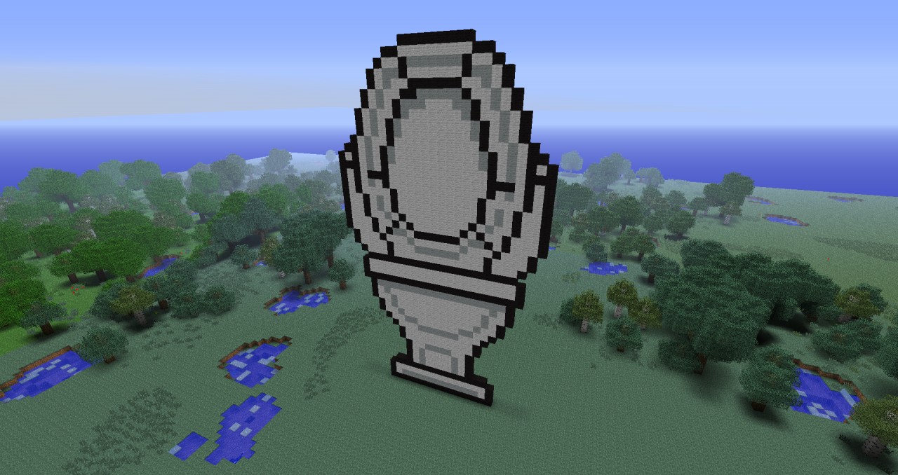 Giant toilet Minecraft Project
