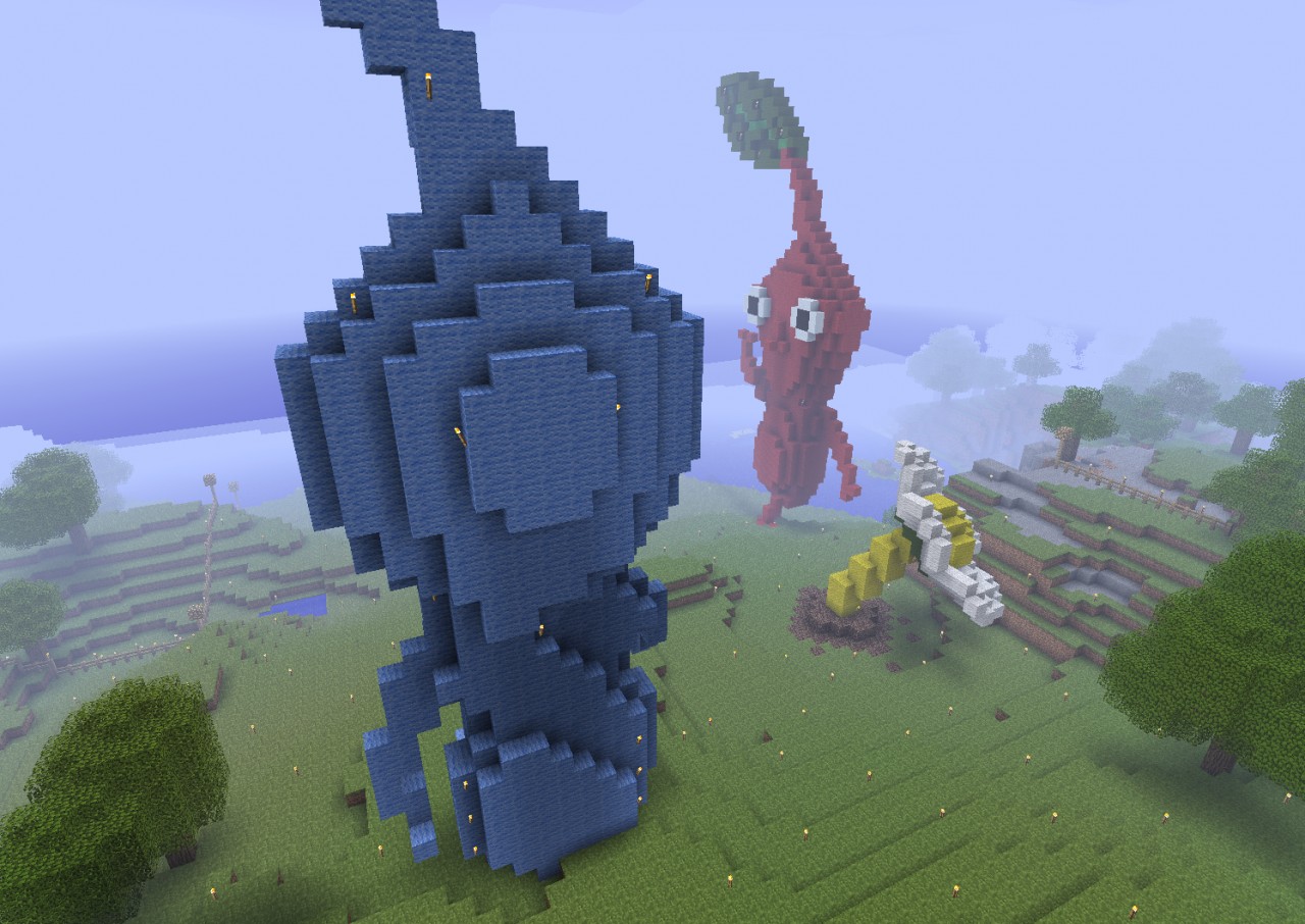 Pikmin Trio Minecraft Project