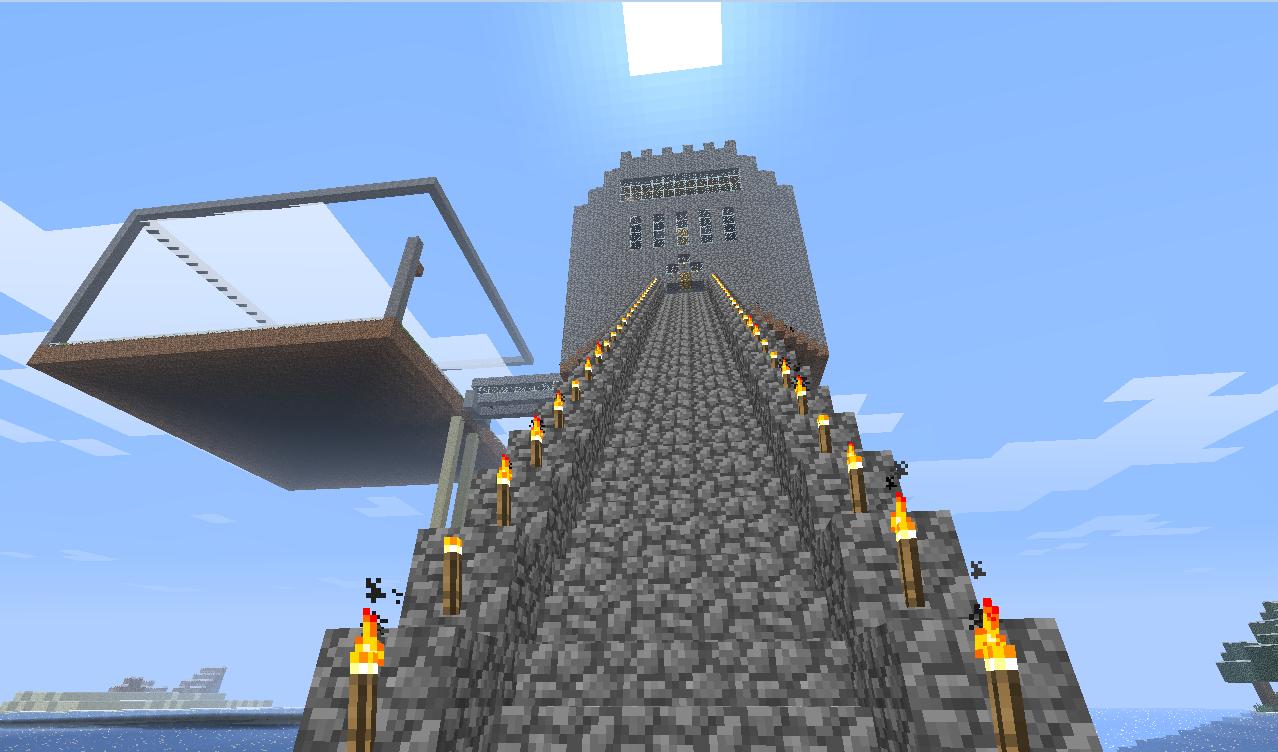 Floating Castle Minecraft Project