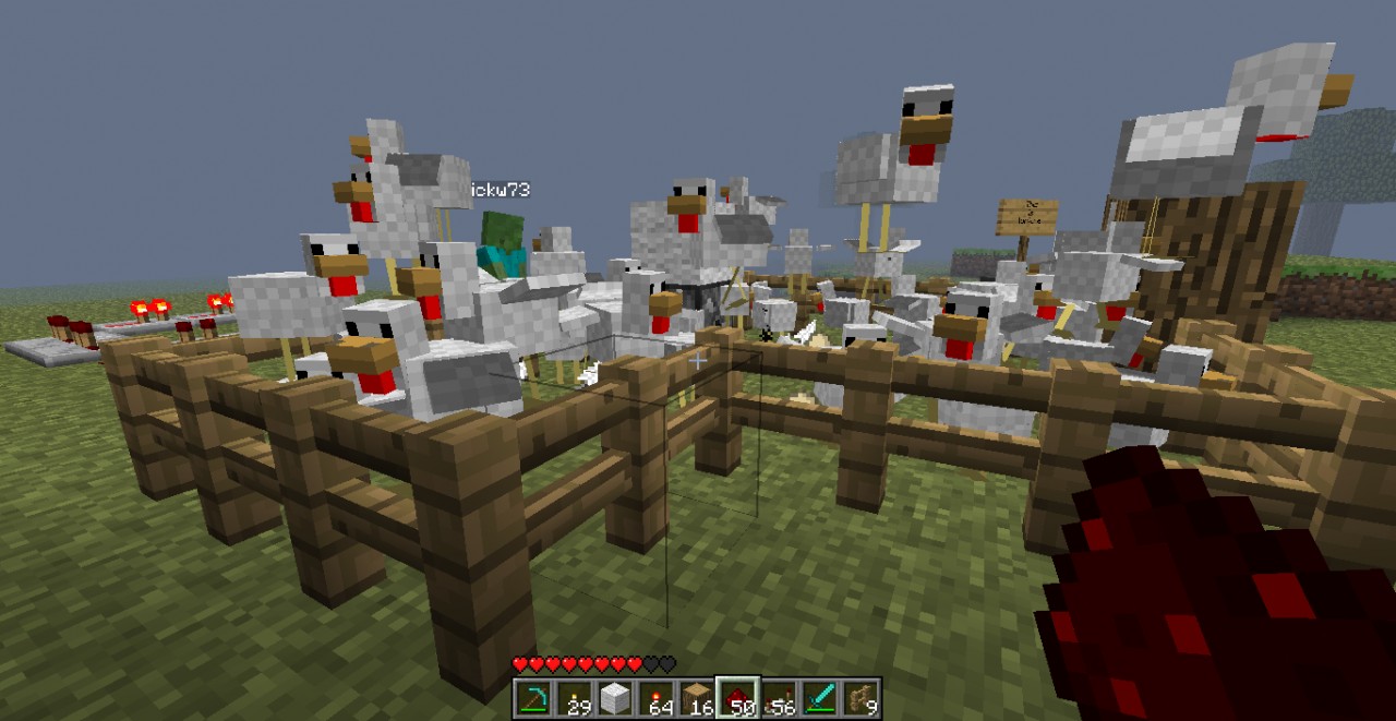 Automatic Chicken Dispenser Minecraft Project