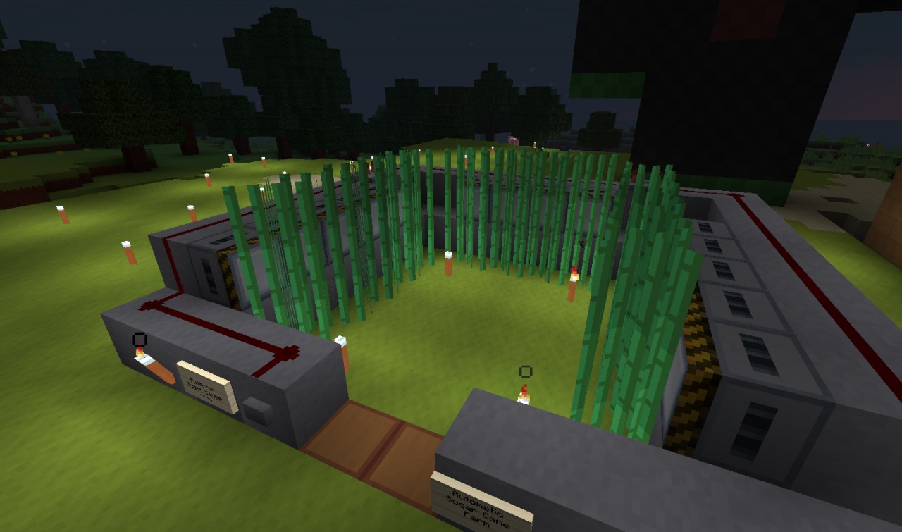 Mechanical Sugar Cane Harvester!! Minecraft Project