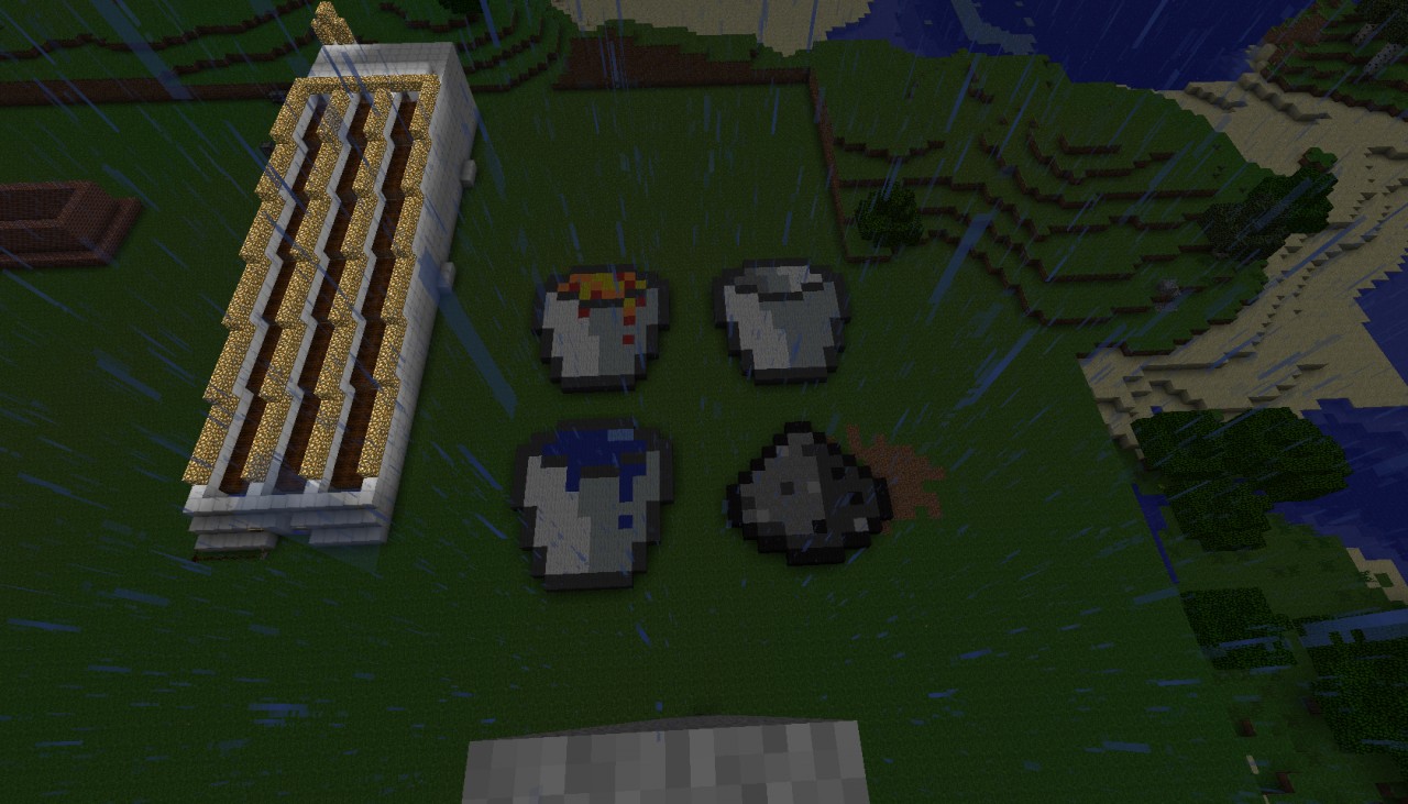 Buckets! Water,Lava and Regular Bucket! WITH GUNPOWDER! Minecraft Project