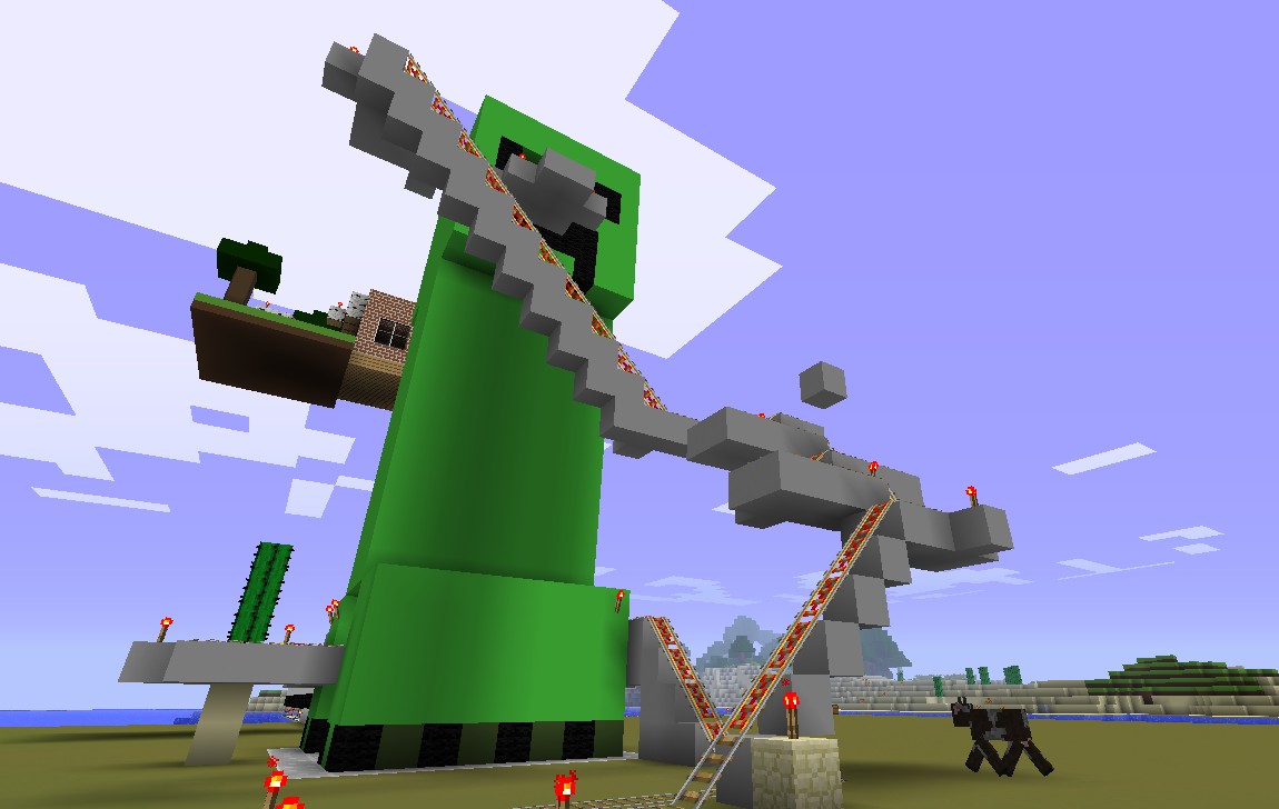 Creeper Coaster Minecraft Project