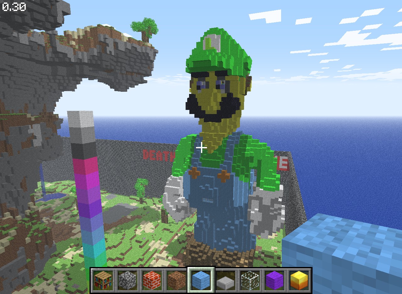 "Tiny" Luigi Minecraft Project