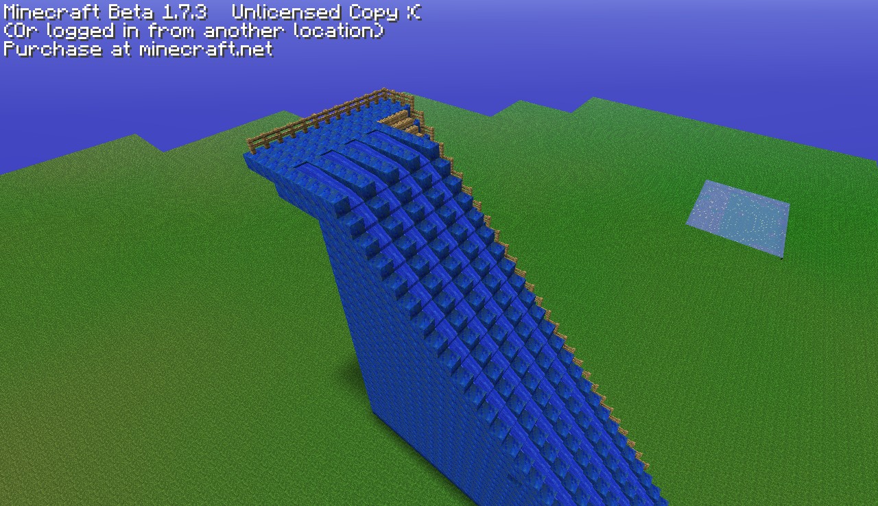 Racing Slide (Water Slide) Minecraft Project