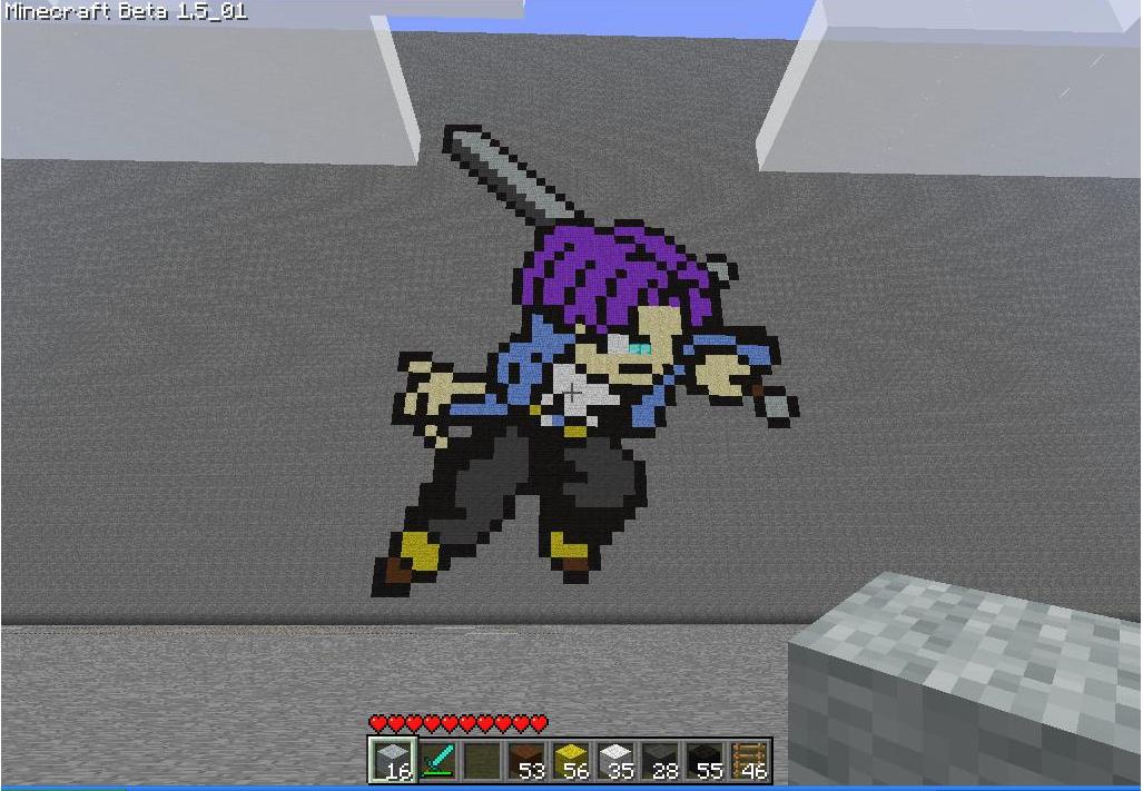 Future Trunks Minecraft Project