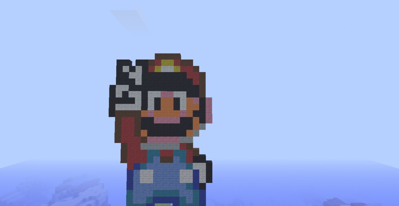 mario statue Minecraft Project