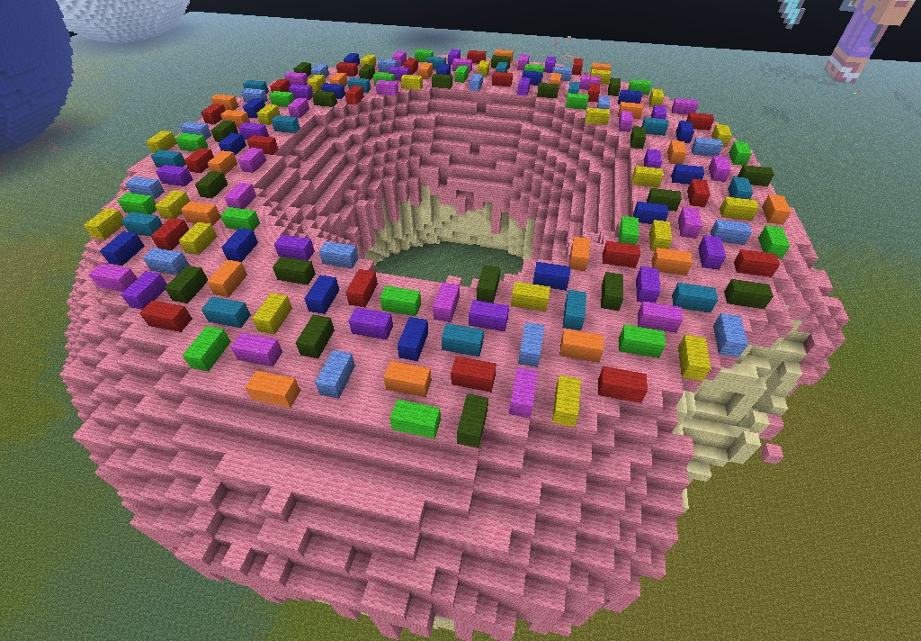 Epic Donut w/ schematic D Minecraft Project