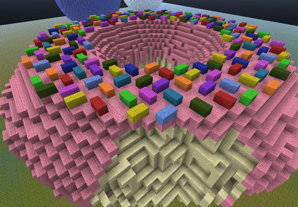 Epic Donut w/ schematic D Minecraft Project