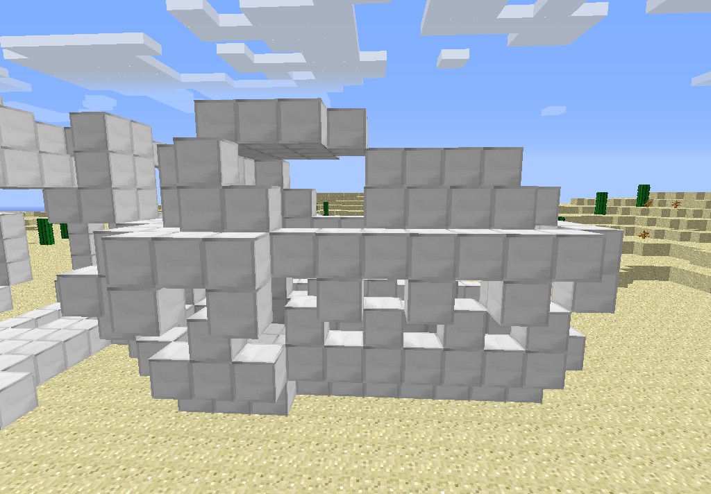 Skeletal Horror Fossil Minecraft Project