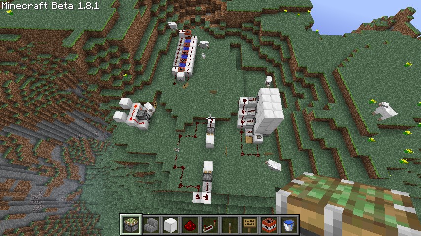 Tutorials[TNT Cannon,Dispenser Rapid Turret,Piston Door,Piston Stairs Minecraft Project