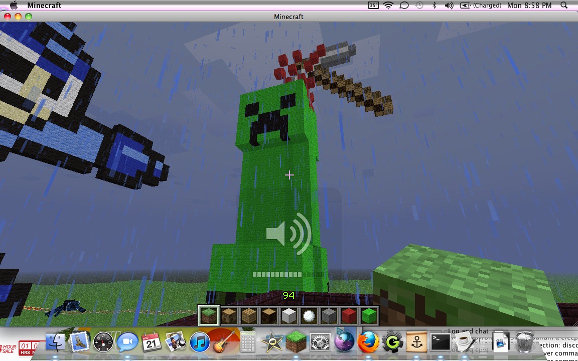 Epic creeper kill Minecraft Project
