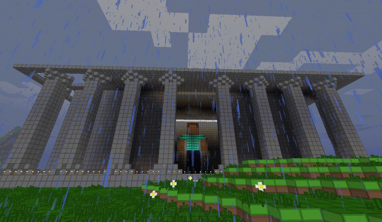 Steve Memorial (Abraham Lincoln Memorial) Minecraft Project