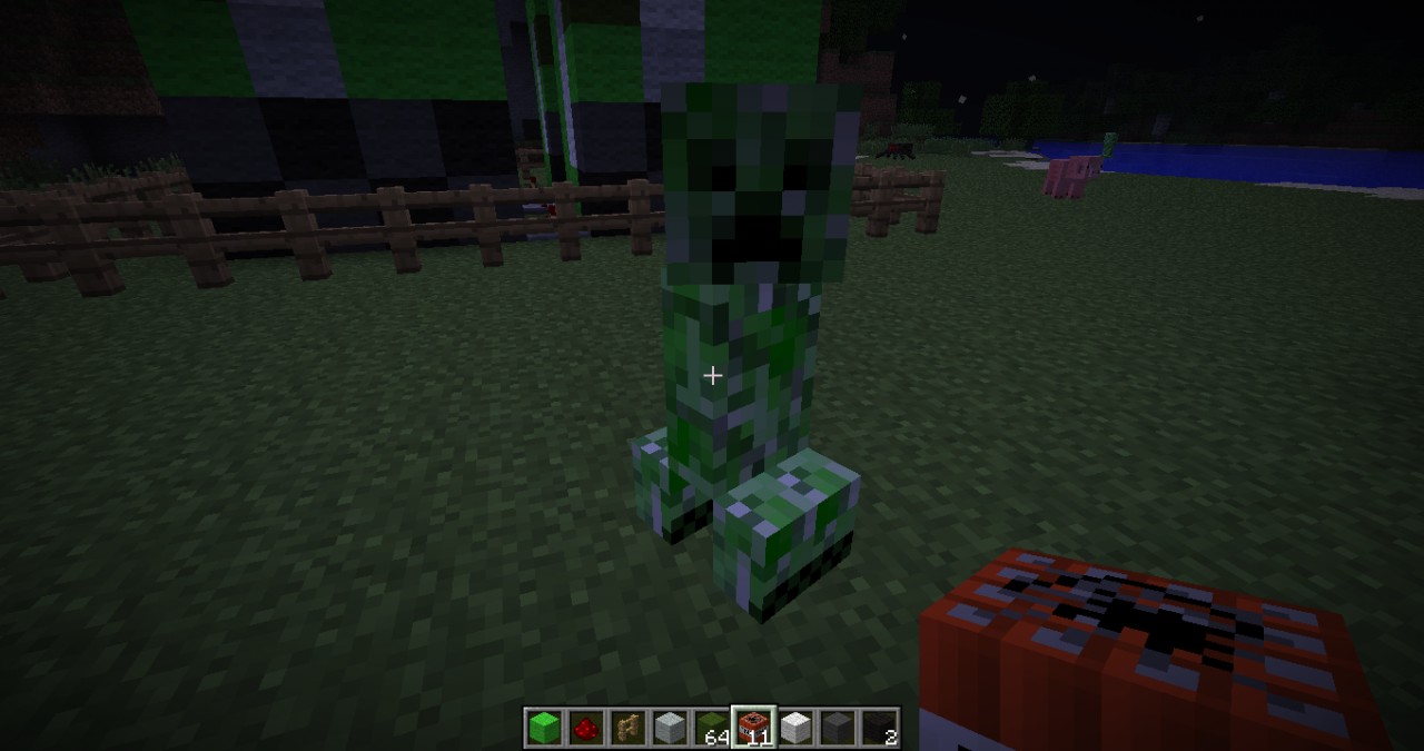 GIANT EXPLODING CREEPER! Minecraft Project