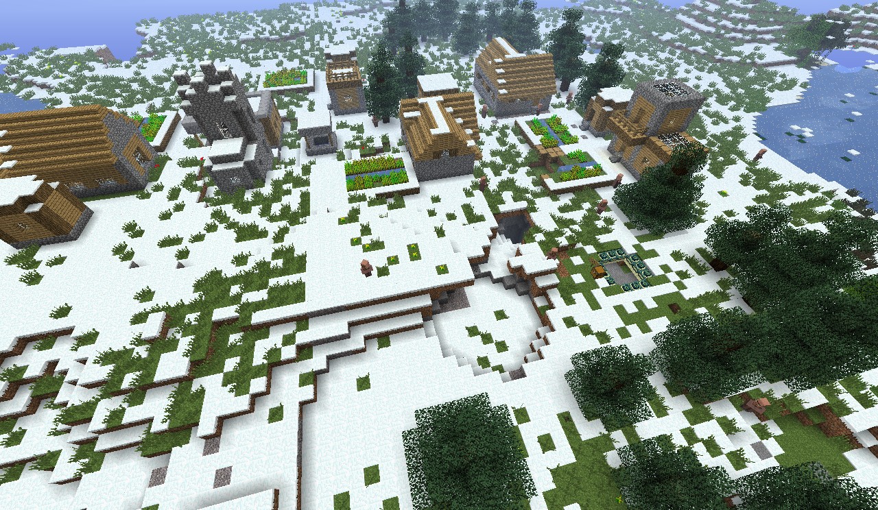 Snowy Village Minecraft Project