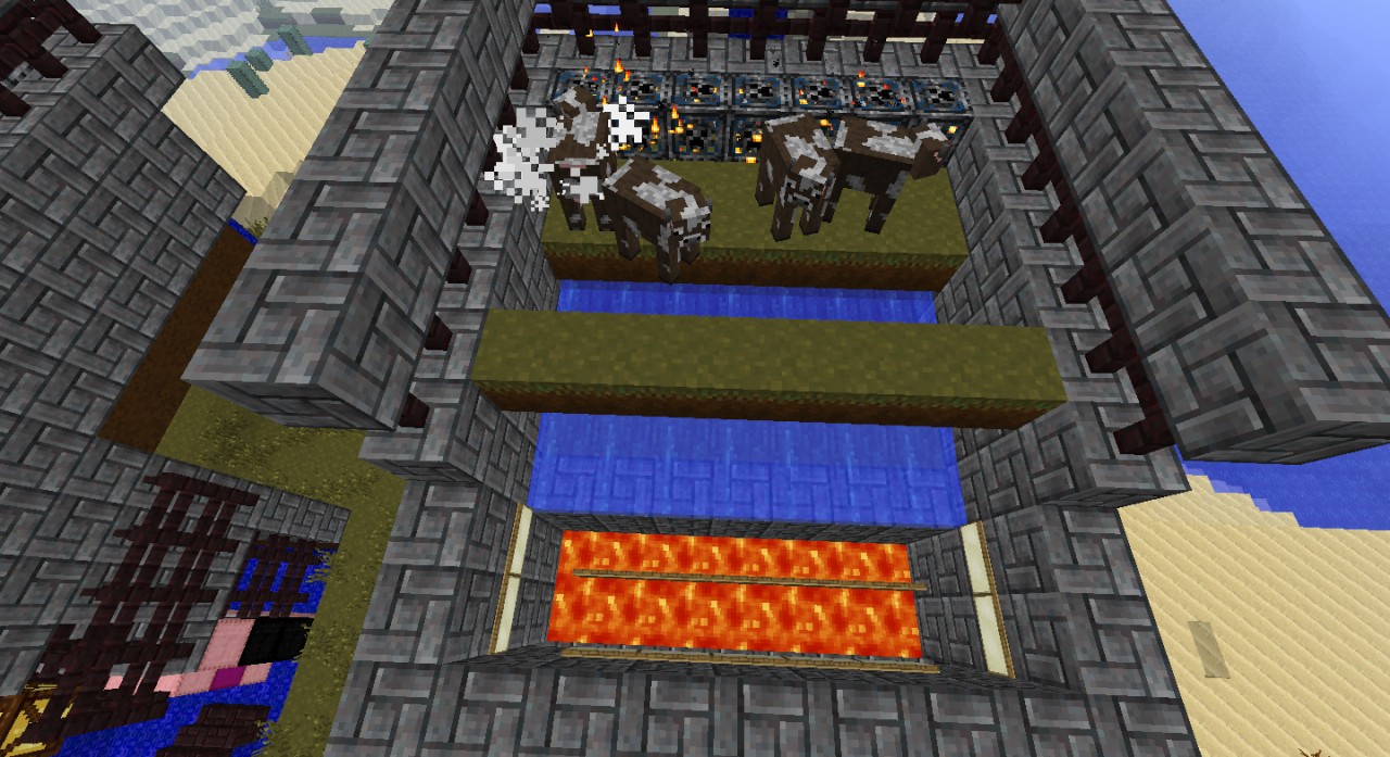 minecraft cooked porkchop and steak generator♥ Minecraft Project