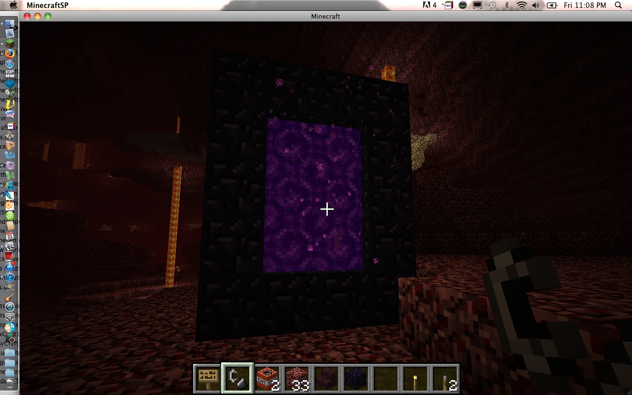Nether world and transport Minecraft Project