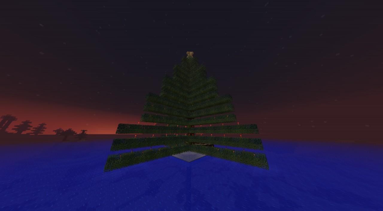 Redstone Christmas Tree (blinking redstone lights!) Minecraft Project