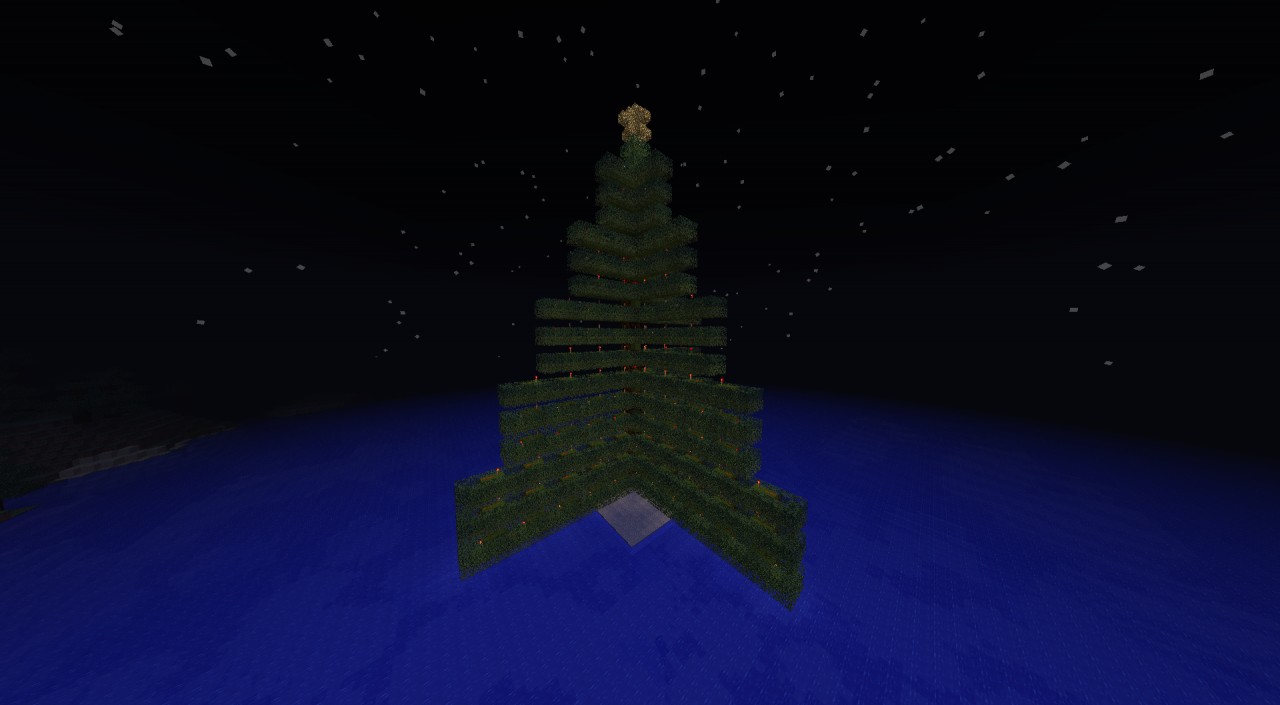 Redstone Christmas Tree (blinking redstone lights!) Minecraft Project