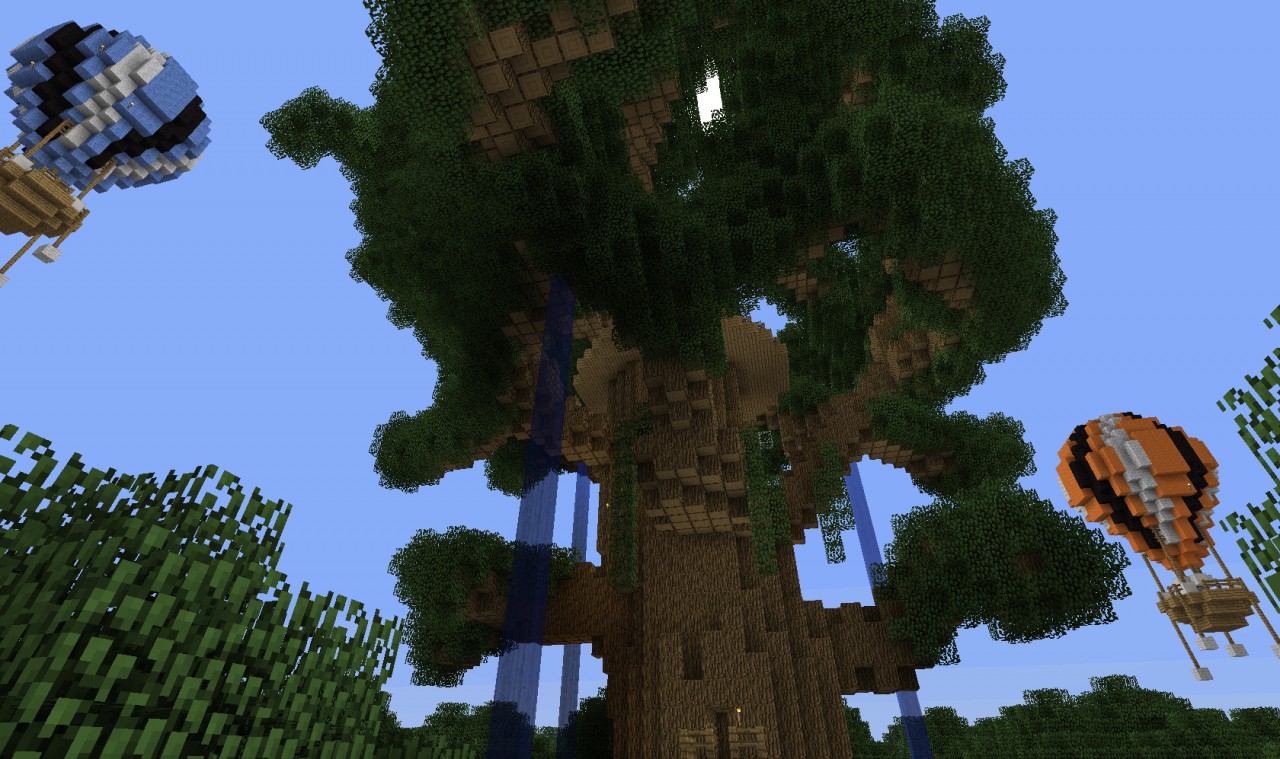 mega treehouse Made by Orangelemonrain Minecraft Project