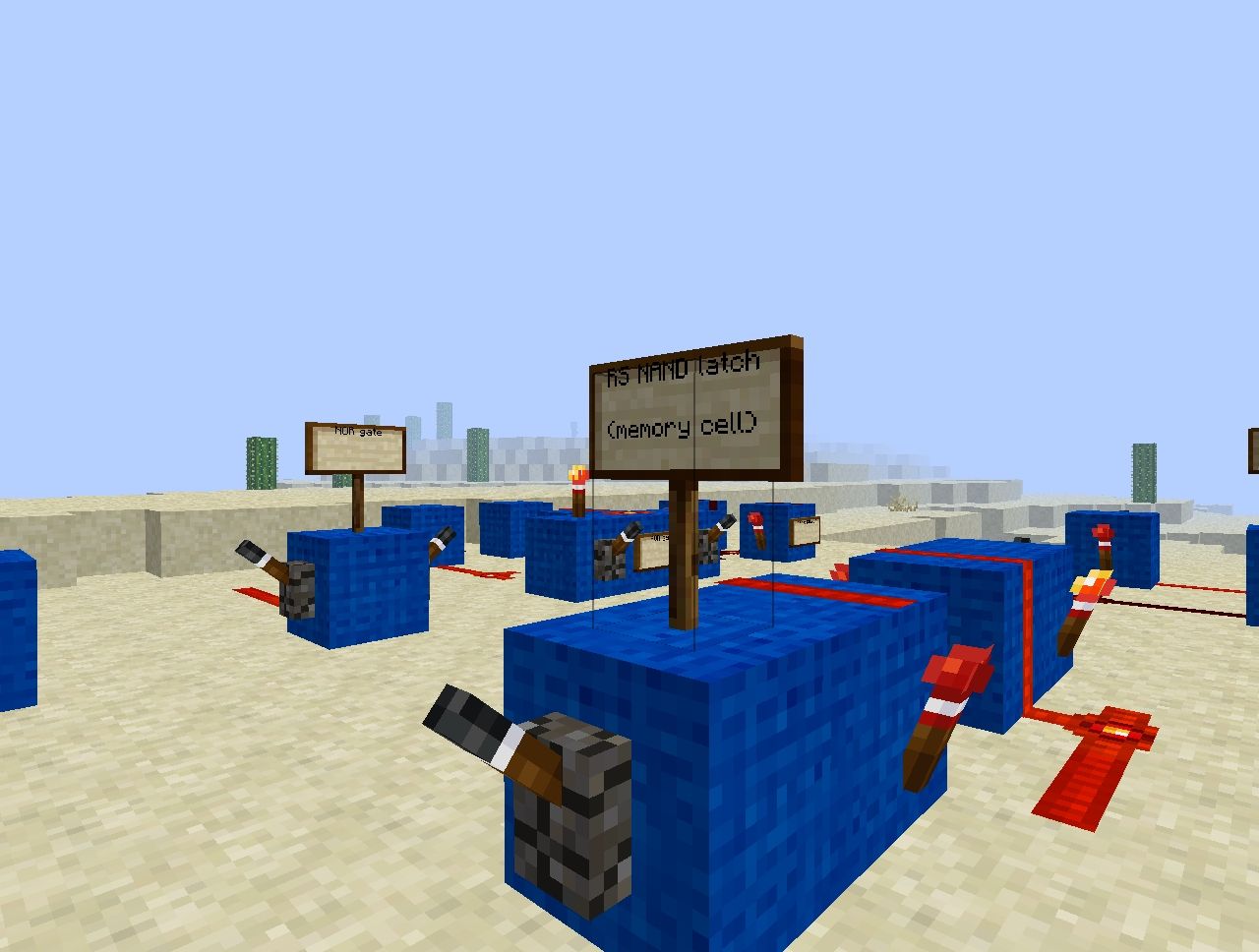 logic gates Minecraft Project