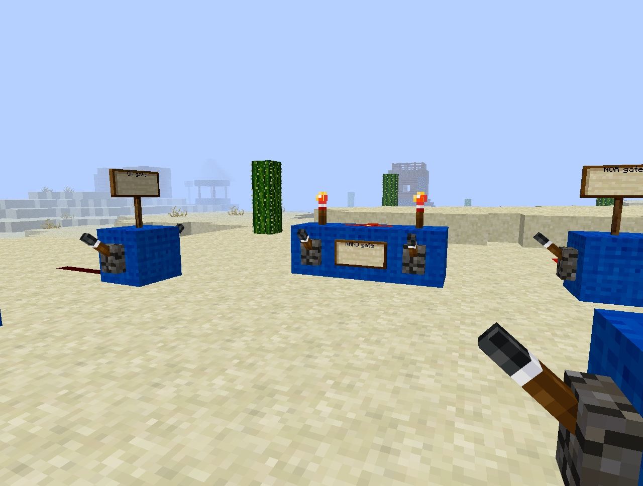 logic gates Minecraft Project