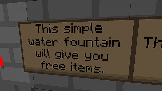 Does that sign say free items?