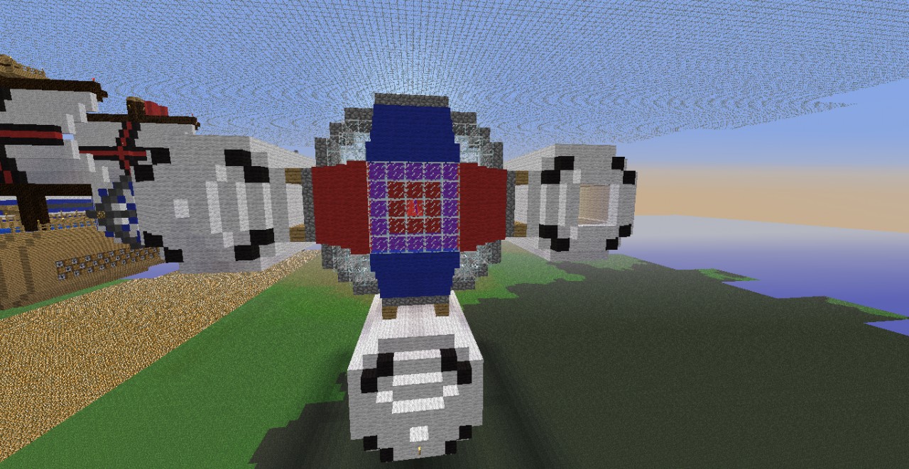 Giant Air Laser Gun Minecraft Project