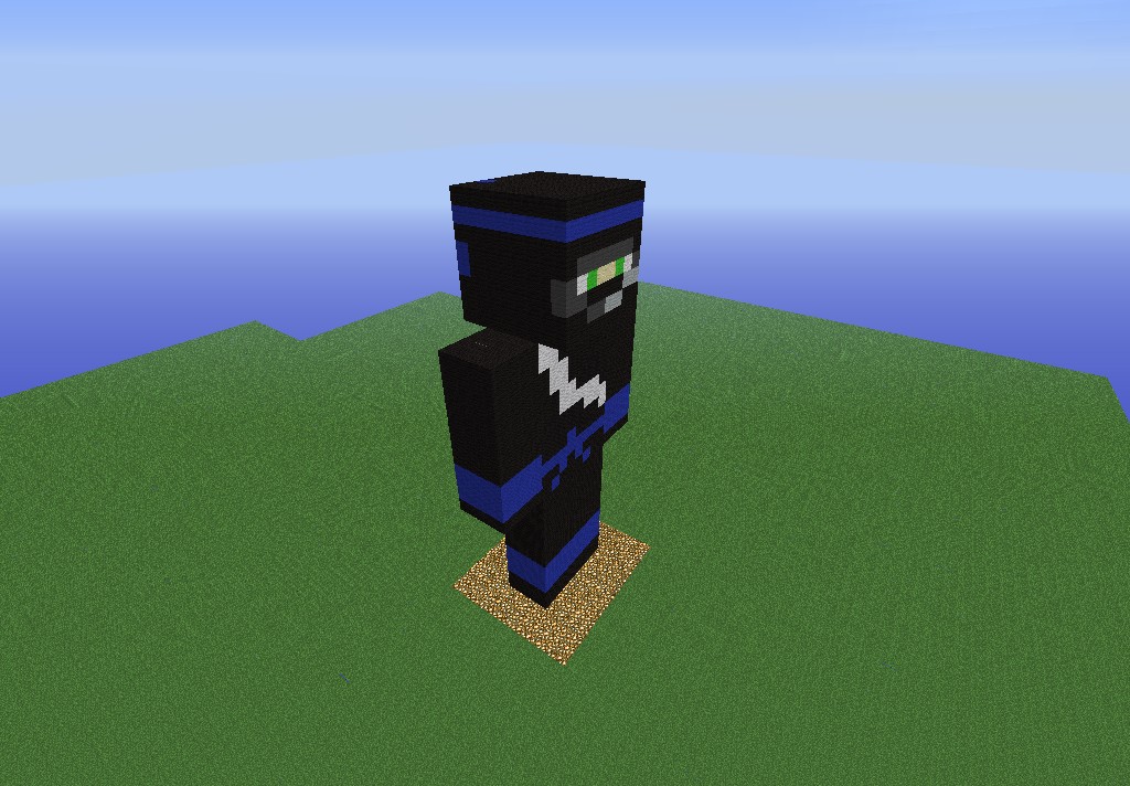 My Ninja Skin In Statue Minecraft Project