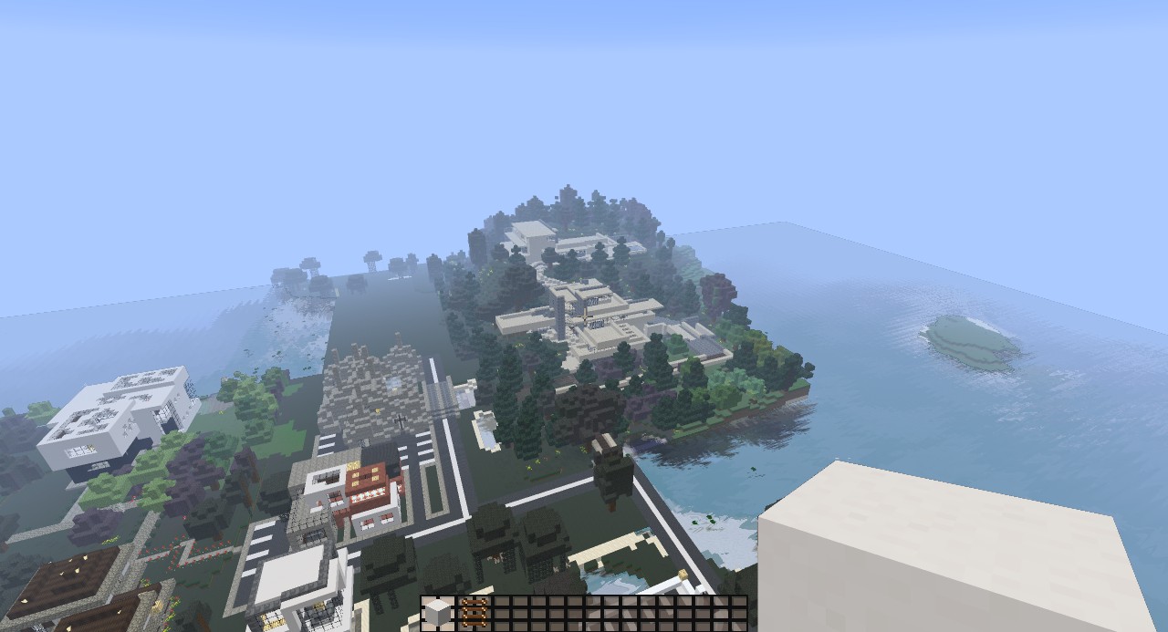 One of two falling water's (old photo, now there is a neighborhood to the left of it)
