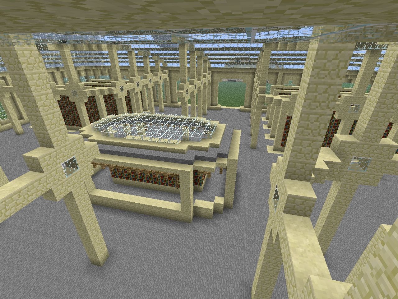 Sandstone Library Minecraft Project