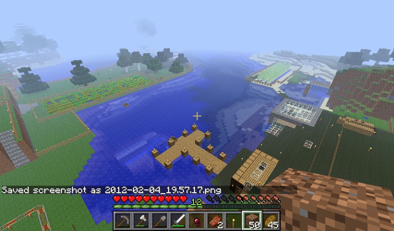 My fertile farmland Minecraft Project