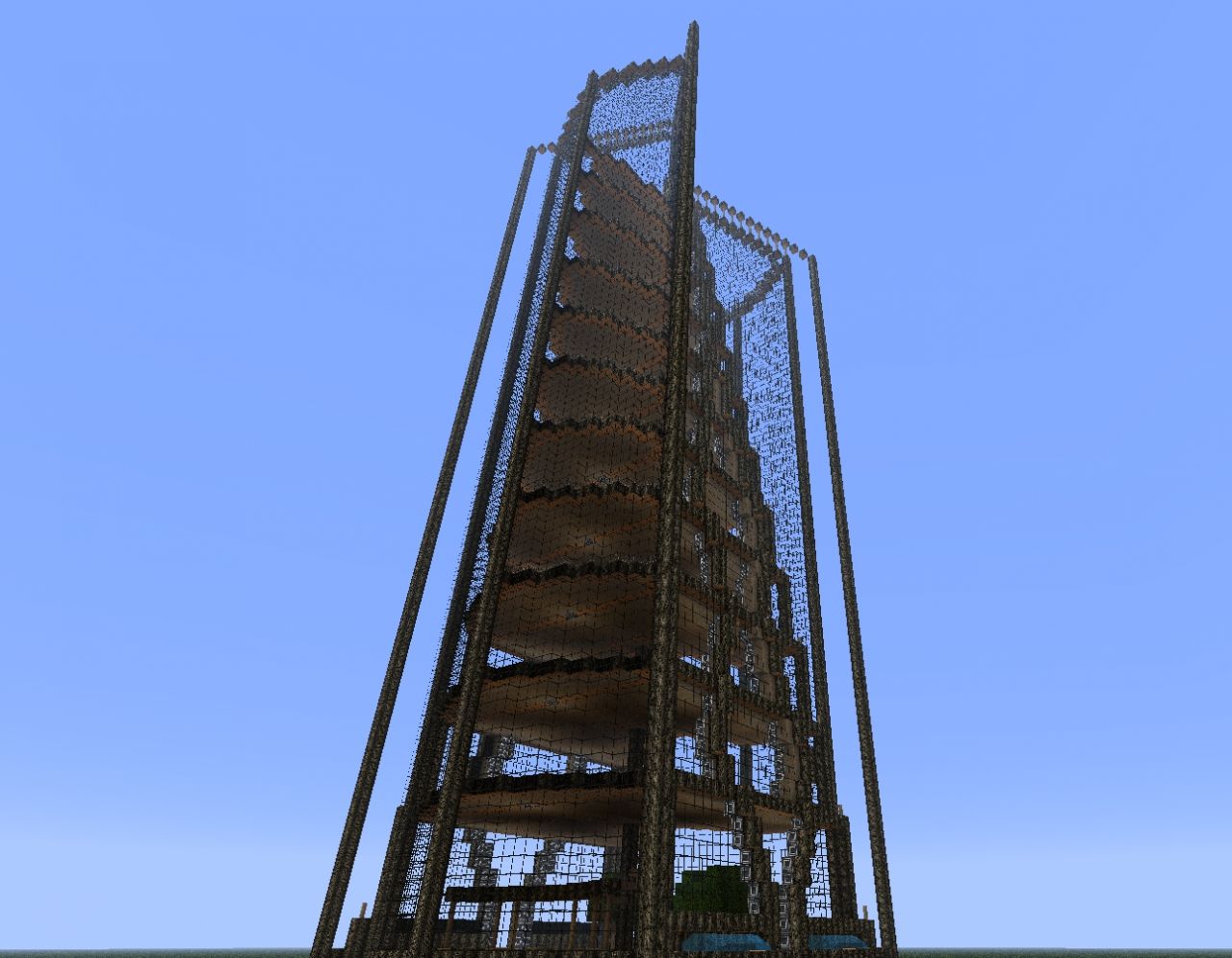 Wooden Hotel Minecraft Project