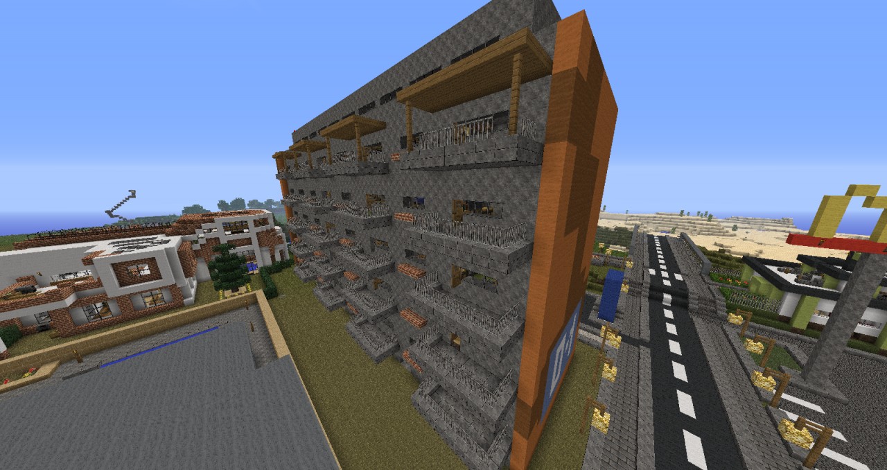 Polish Block of flats Minecraft Project