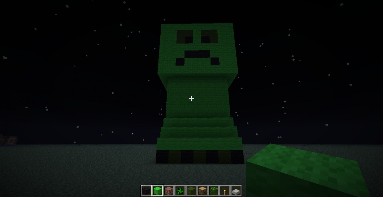 Creeper Statue Minecraft Project