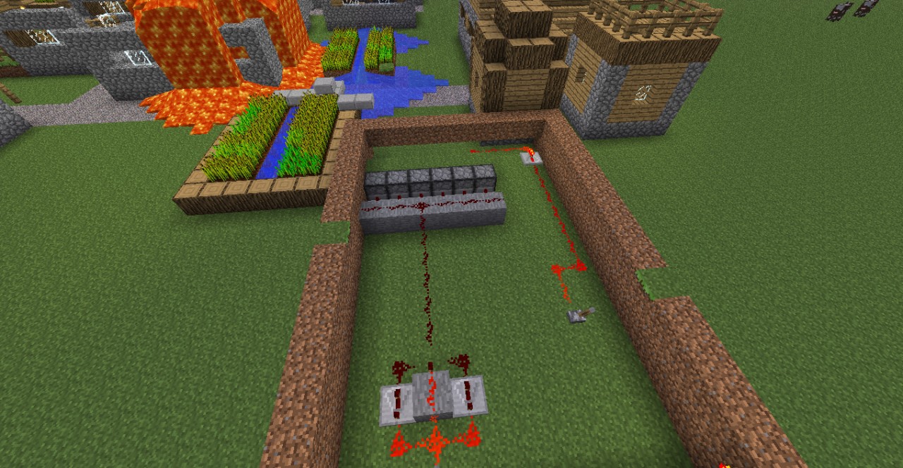Redstone Dispenser/Piston shooter Minecraft Project