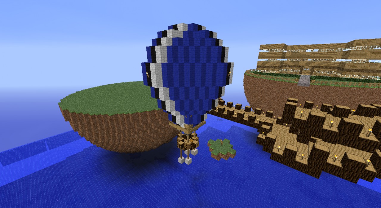 Custom Hot Air Balloon Minecraft Project