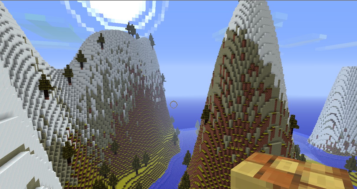 Winding River Trough AMAZING Mountains! Minecraft Project