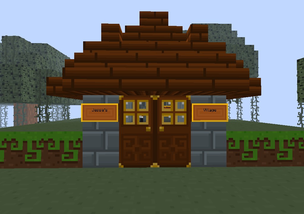 underground village Minecraft Project