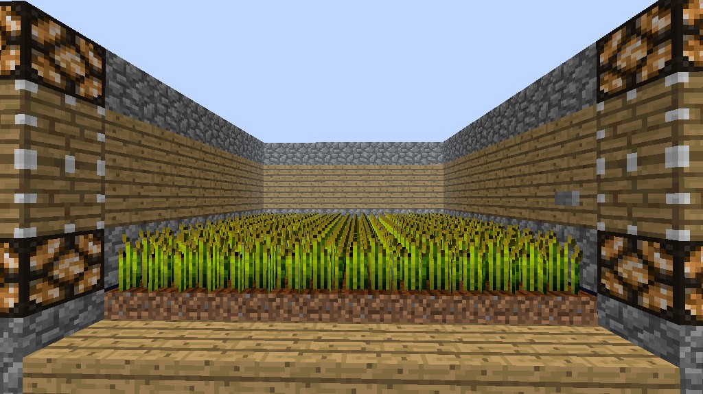 Wheat farm water extention Minecraft Project