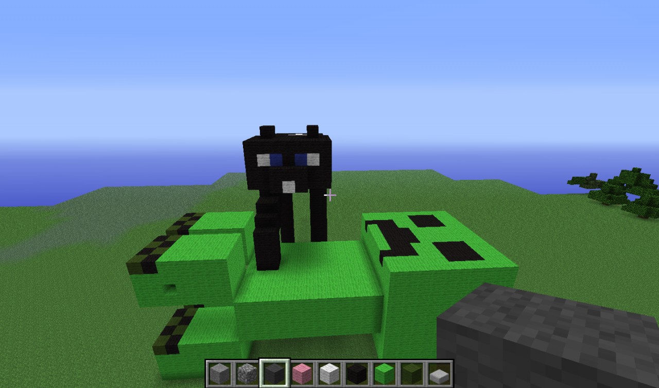 Cat VS Creeper Minecraft Project