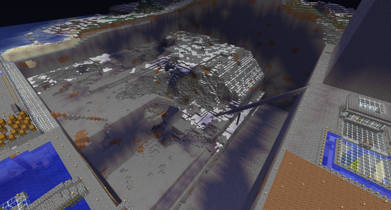 Zwik's big hole project / Cobble mine Minecraft Project