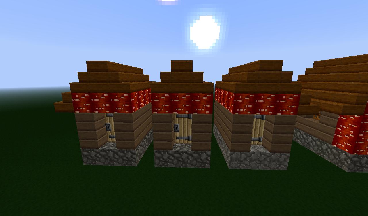 Ender Village Buildings Release 1 (Texture Pack Included) Minecraft Project