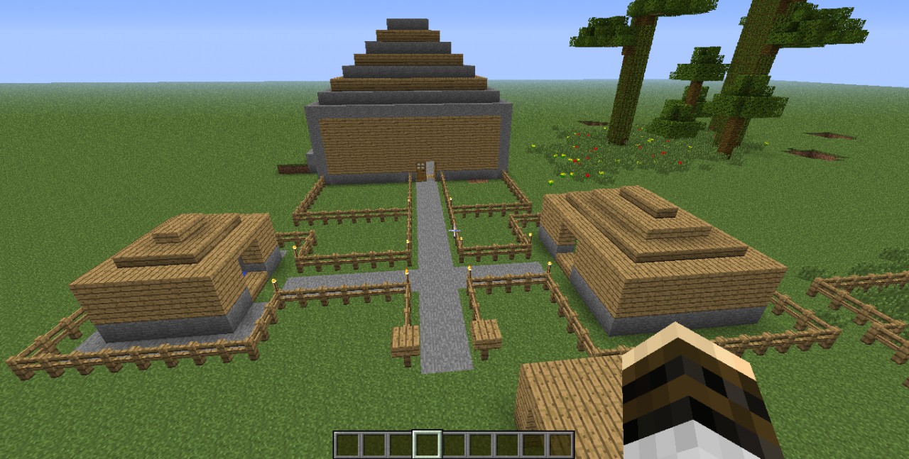 the house with a hidden chest Minecraft Project