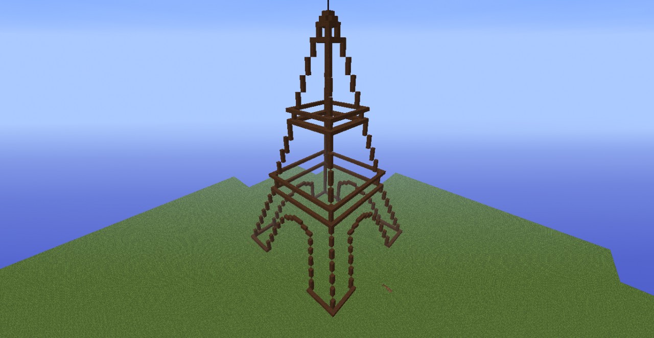 Eiffel Tower Minecraft Project