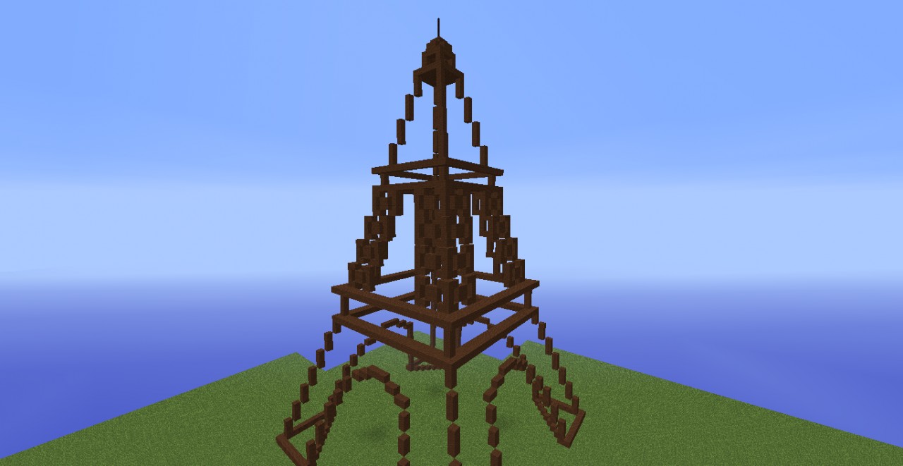 Eiffel Tower Minecraft Project