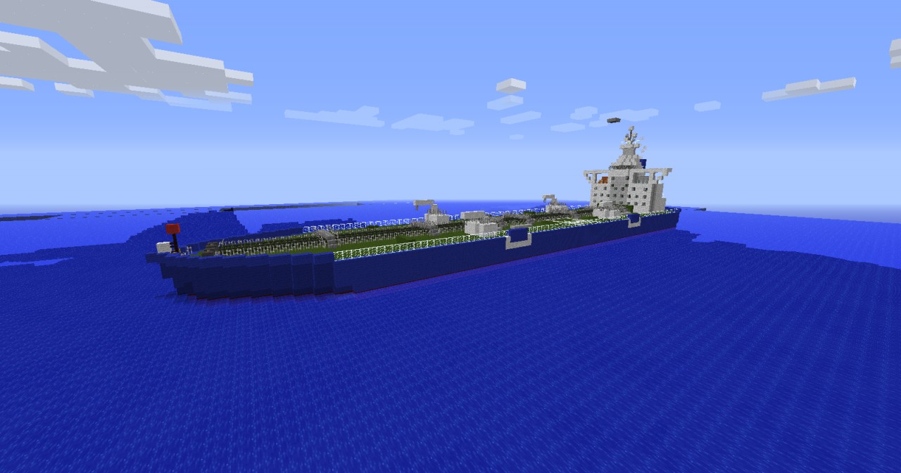 The SS.AtlasIV Oil medium long range oil tanker Minecraft Project